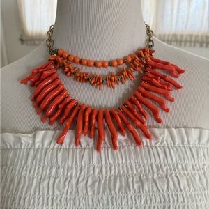Coral 3 strand Necklace